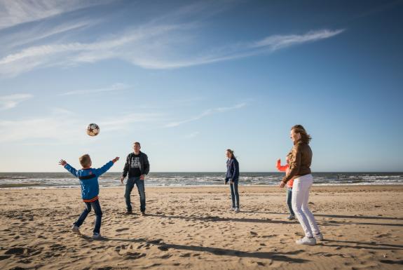Familie am Strand | Résidence Wijngaerde